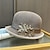 Χαμηλού Κόστους Fascinators-Γοητευτικά Καπέλα Καλύμματα Κεφαλής Ακρυλικό / Βαμβάκι Άχυρο Κλος καπέλο Τύπου bucket Ψάθινο καπέλο Causal Αργίες Κομψό Βίντατζ Με Τεχνητό διαμάντι Φιόγκοι Ακουστικό Καπέλα