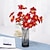 Недорогие Искусственные цветы и вазы-2шт искусственные ветки хризантемы