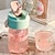abordables Vasos-Botella de agua, taza con pajita muy atractiva, botella de agua de gran capacidad, taza de té floral portátil para deportes de verano