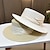 זול כובעים וקישוטי שיער-מפגשים כובעים ביגוד לראש אקרילי / כותנה קש כובע קש כובע שמש חגים חוף אלגנטית פשוט עם קשתות פרטים מקריסטל כיסוי ראש כיסוי ראש