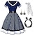 billige 1950&#039;erne-1950&#039;erne Vintage Inspireret Flare kjole Dame Stævnemøde Fest / aften Festival Silke tørklæde