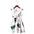 cheap Floral Dresses-Kids Girls&#039; Dress Graphic Sleeveless Party Outdoor Casual Fashion Adorable Daily Polyester Summer Spring 2-13 Years Multicolor Black White