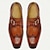 voordelige Heren Oxfordschoenen-Klassieke brogue-schoenen met monniksband voor heren, bruin zwart bruin leer, geperforeerd