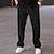 abordables Survêtements de sport-Homme Joggings Pantalon Cordon Taille elastique Jambe droite Plein Confort Sport extérieur du quotidien Mode Décontractées Vert militaire Noir Micro-élastique