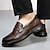 billige Slip-ons og loafers til herrer-penny loafers for menn og slip-ons vintage comfort walking casual business loafers svart brun vår