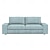 זול IKEA כיסויים-כיסוי ספה צבע אחיד מרופד 80% כותנה + 20% פשתן כיסויים