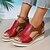 cheap Women&#039;s Sandals-Sandals Women&#039;s White Sandals Black Sandals for Women Shoes Solid Sandals Women&#039;s Sandals Fashion Wedges Roman Buckle Casual Women&#039;s Sandals for Women