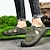 cheap Men&#039;s Sandals-Men&#039;s Summer Sandals Light Soles Handmade Shoes Walking Casual Outdoor Vacation Beach Mesh Breathable Comfortable Slip Resistant Magic Tape Black Blue Green Shoes