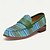 abordables Chaussures Sans Lacets &amp; Mocassins Homme-mocassins homme mocassins verts en cuir tressé artisanal