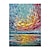 voordelige Stillevens schilderijen-handgemaakte olieverf canvas kunst aan de muur decoratie dikke olie zee zonsopgang landschap voor huisdecoratie gerold frameloos ongerekt schilderij