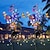 cheap Pathway Lights &amp; Lanterns-Solar Butterfly Lights Outdoor Lawn Light DIY Outdoor Waterproof Garden Light Villa Backyard Lawn Park Pathway Landscape Decoration Colorful Lights 1/2Pcs