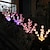 economico Illuminazione vialetto-simulazione led solare luci da giardino in fiore di pesco prato paesaggio luce esterna impermeabile cortile parco prato passerella decorazione 1/2 pezzi