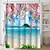 cheap Shower Curtains-Ocean View Beach Flowers Bathroom Deco Shower Curtain with Hooks Bathroom Decor Waterproof Fabric Shower Curtain Set with12 Pack Plastic Hooks