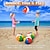 abordables fête d&#039;été hawaïenne-1pc ballons de plage - grand ballon de plage arc-en-ciel jouets de piscine gonflables pour fournitures de fête décorations adultes enfants anniversaire luau été plage jeux d&#039;eau ballon de plage cadeaux de fête