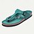 cheap Men&#039;s Slippers &amp; Flip-Flops-Men&#039;s Sandals Slippers &amp; Flip-Flops Flat Sandals Microfiber Breathable Comfortable Slip Resistant Loafer Buckle White Red Green