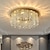 levne Jedinečné lustry-zlaté luxusní led stropní lustry kompatibilní s obývacím pokojem moderní křišťálová závěsná lampa kompatibilní se stropním domácím dekorem, stropní osvětlení