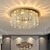 cheap Unique Chandeliers-Gold Luxury LED Ceiling Chandeliers Compatible with Living Room Modern Crystal Hanging Lamp Compatible with Ceiling Home Decor,Ceiling Lighting