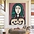 お買い得  人物画-手作りのパブロ・ピカソのヘアネットの女性（1949年）油絵手描きの垂直抽象人物ヴィンテージモダンパブロ・ピカソのヘアネットの女性油絵