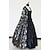 ieftine Rochii-Epocă Rococo Βικτωριανής Εποχής Maxi Rochii Normal Juliet Cenusareasa Prințesă Pătrat Costume de fancy Regal Halloween Carnaval Mascaradă Performanță Petrecere Halloween Adulți Toate Sezoanele