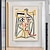 preiswerte Gemälde mit Menschen-Pablo Picasso Ölgemälde handgefertigt Pablo Picasso Tete de Femme Ölgemälde handgemalt vertikal berühmte Pablo Picasso Menschen Vintage moderne Malerei