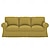baratos IKEA Capas-Capa para sofá de 3 lugares ektorp 20% linho respirando capas acolchoadas de algodão e linho de cor sólida