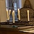 halpa Sisustus ja yövalot-led-kynttilä liekettömät norsunluun kartiomaiset kynttilät välkkyvät 10-näppäimen kaukosäätimen led kartiokynttilävalolla kirkon häihin syntymäpäiväjuhliin jouluillallinen sisustus luotitankovalo