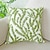 baratos Textured lance travesseiros-Capa de almofada quadrada bordada com padrão de palmeira para quarto, sala de estar, sofá, cadeira