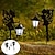 billiga Pathway Lights &amp; Lanterns-2st led solcellslampa utomhus fairy lykta ljus vattentät trädgård landskap gräsmatta stakar lampor för lantgård dekoration