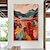 levne Abstraktní malby-olejomalba ručně malované ručně malované nástěnné umění abstrakt nožem malba na plátně domácí dekorace natažený rám připravený k zavěšení