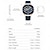 ieftine Ceasuri Quartz-Ceas de cuarț cronograf multifuncțional sport la modă cu curea din silicon design creativ cadran ceas cu mâini luminoase 8462