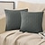abordables Coussins tendances-Taies d&#039;oreiller décoratives solides en diamant, housse de coussin lombaire carrée pour canapé, ferme
