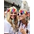 levne Karnevalové kostýmy-LGBT LGBTQ Duhová Čelenka absorbující pot Dospělé Pánské Dámské Gay lesbička Pride Parade Měsíc hrdosti Plesová maškaráda Jednoduché Halloweenské kostýmy