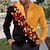 Χαμηλού Κόστους Ανδρικά πουκάμισα με στάμπα-Φλοράλ Βίντατζ Ανδρικά Πουκάμισο Καθημερινά Ρούχα Εξόδου Σαββατοκύριακο Καλοκαίρι Άνοιξη &amp; Χειμώνας Όρθιος γιακάς Μακρυμάνικο Τριανταφυλλί+Μαύρο, Βιολετί, Κίτρινο Τ, M, L Ύφασμα Slub Πουκάμισο