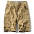 cheap Cargo Shorts-Men&#039;s Tactical Shorts Cargo Shorts Shorts Button Multi Pocket Plain Wearable Short Outdoor Daily Going out Fashion Classic Army Green Khaki