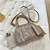 cheap Handbag &amp; Totes-Women&#039;s Handbag Bag Set Dome Bag PU Leather Daily Zipper Large Capacity Geometric Black White Red