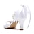cheap Wedding Shoes-Women&#039;s Wedding Shoes Ladies Shoes Valentines Gifts White Shoes Wedding Party Daily Bridesmaid Shoes Imitation Pearl Ribbon Tie Chunky Heel Peep Toe Elegant Fashion Cute Satin Lace-up Wine Black White
