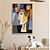 olcso Absztrakt festmények-utcai művészet olajfestmény kézzel festett figura texturált vászon művészet modern művészet festmény kézzel készített hölgy festmény modern műalkotás nappali fali dekorációhoz