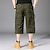 זול מכנסיים קצרים-בגדי ריקוד גברים מכנס טקטי מכנסיים קצרים שורטים לַחְצָן כיס מרובה אחיד לביש באורך הברך בָּחוּץ יומי ליציאה 100% כותנה אופנתי קלסי שחור ירוק צבא