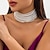 ieftine Coliere-Colier Choker Perle Pentru femei Lux Natură Multistratificat Nuntă Cerc Coliere Pentru Nuntă Petrecere