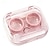 Недорогие Шкатулки для украшений и косметики-Портативный прозрачный футляр для контактных линз — простой, милый и элегантный контейнер для хранения ваших контактных линз.