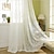 cheap Sheer Curtains-One Panel European Style Embroidered Gauze Curtain Living Room Bedroom Dining Room Semi Transparent Window Screen