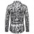 billige Topper-disco 1980erne Skinnende Metallisk Bluse / Skjorte Maskerade Disk Herre Halloween Karneval Maskerade Ytelse Fest Stadie Voksne Trøye Vår sommer
