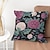 cheap Floral &amp; Plants Style-Decorative Toss Vintage Floral Pillows Cover 4PCS Soft Square Cushion Case Pillowcase for Bedroom Livingroom Sofa Couch Chair