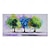 お買い得  木の油絵-手作りの油絵キャンバス壁アート装飾緑の生命の木抽象的な植物の風景家の装飾のためのロールフレームなし未延伸絵画