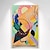 abordables Pinturas abstractas-Paisajes de arte de pared pintados a mano grandes hechos a mano wassily kandinsky pintura al óleo reproducción pintura al óleo decoración regalo original sin marco