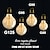 levne Klasické žárovky-1/2ks 40w edison žárovka g80 g95 g125 stmívatelná retro žárovka e27/e26 patice starožitná rovná žárovka jantarové sklo 2200k teplá žlutá žárovka používaná pro domácí osvětlení dekorace ac110v ac220v