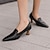 preiswerte Absatzschuhe für Damen-Damen Absätze Vintage-Schuhe Täglich Stöckelabsatz Spitze Zehe Elegant Vintage PU Halbschuhe Mandelfarben Dunkelbraun Schwarz