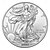 ieftine Evenimente de evenimente și petreceri-5/10 bucăți vultur american 2024 monedă de argint, monedă comemorativă statuia libertății 2024: cadou de colecție