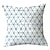voordelige geometrische stijl-blauwe decoratieve kussensloop 1 st zachte vierkante kussenhoes kussensloop voor slaapkamer woonkamer slaapbank stoel