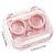 billige Smykke- og kosmetikopbevaring-bærbar gennemsigtig kontaktlinsekasse - enkel, sød og elegant partneropbevaringsboks til dine kontaktlinser
